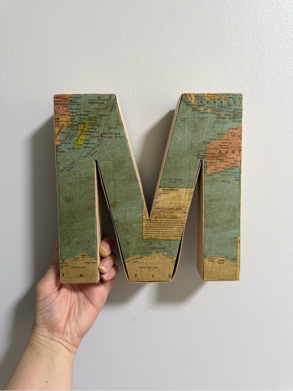 Urban Outfitters Around the World Decorative  Letter